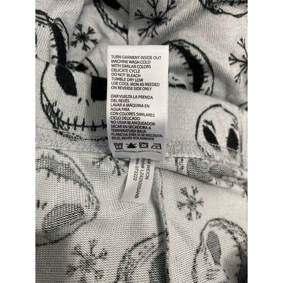 Disney Nightmare Before Christmas Women Gray Jack Skellington Joggers PJ Pants - Picture 7 of 7